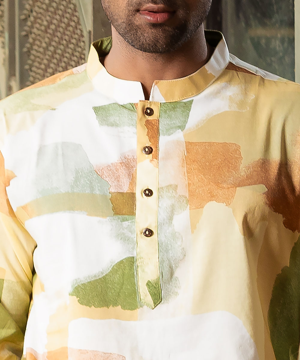 Assorted Print Cotton Panjabi