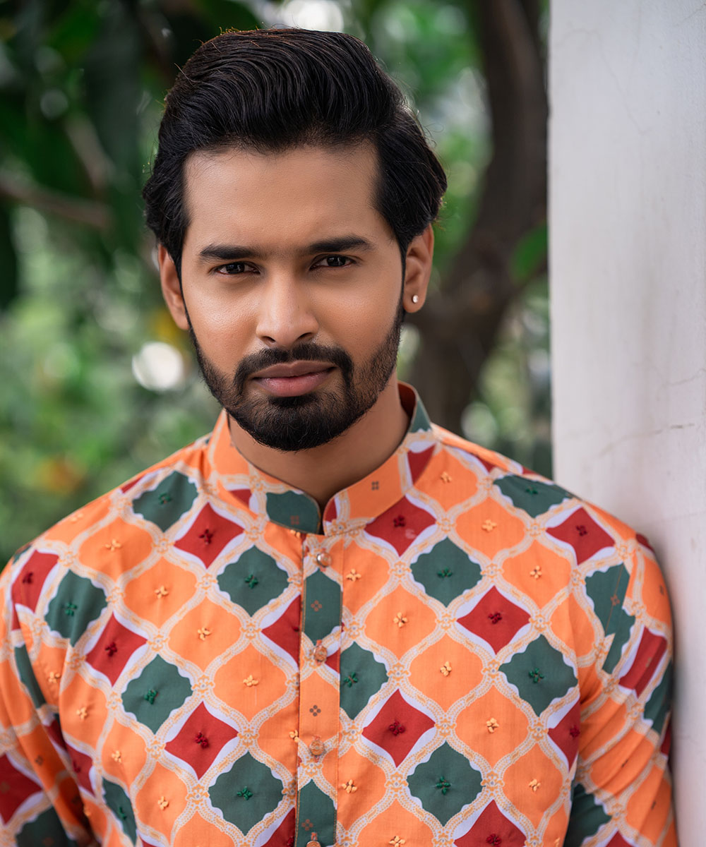 Assorted Print Cotton Panjabi