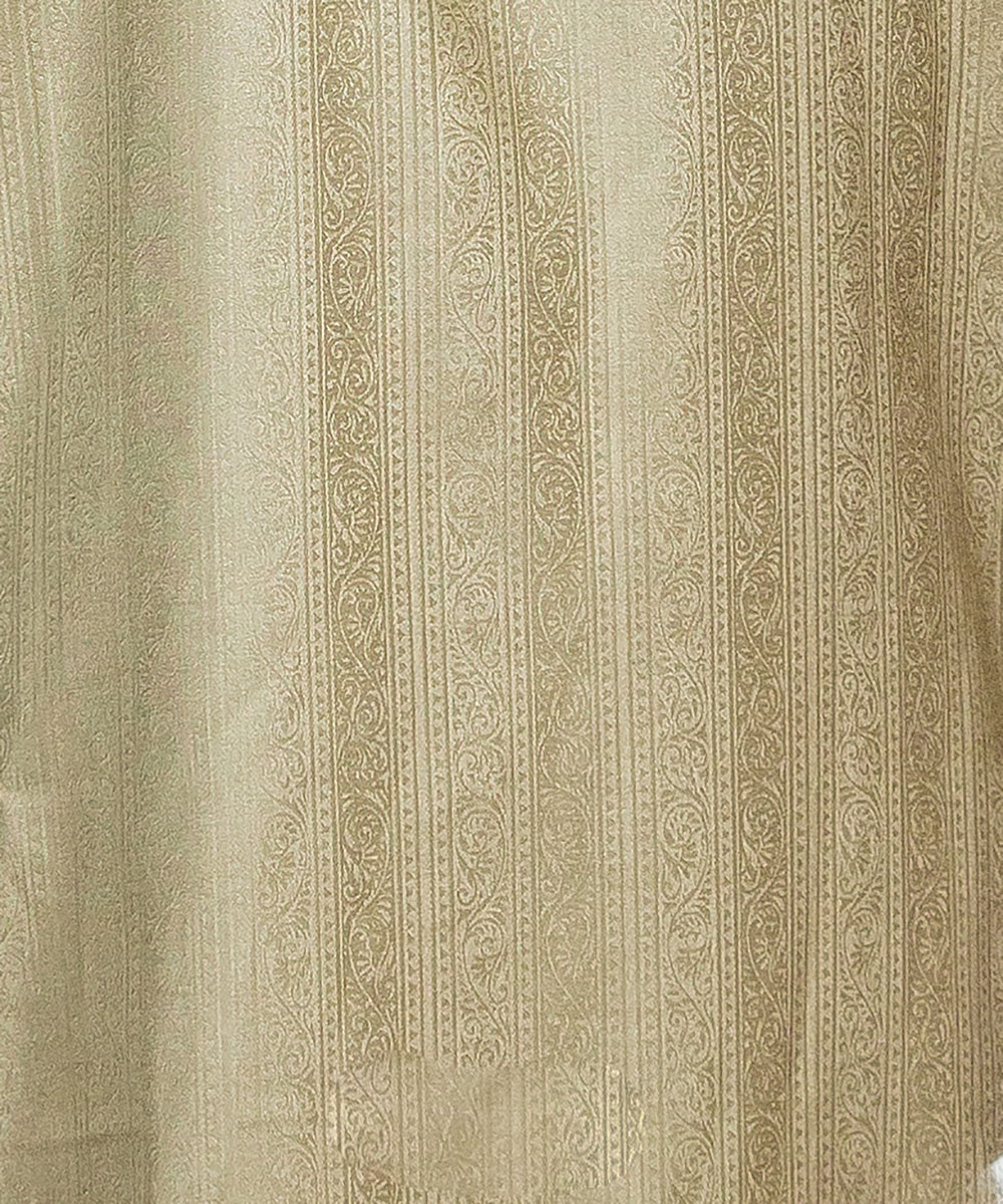 Light Olive Jacquard Panjabi